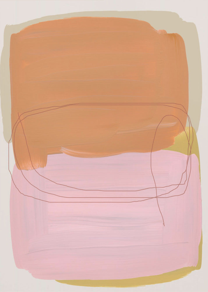 Abstract Brush Strokes 121 | Canvas