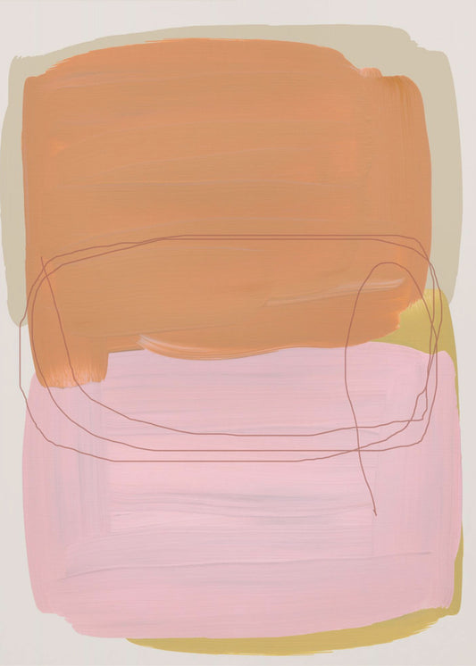 Abstract Brush Strokes 121 | Canvas