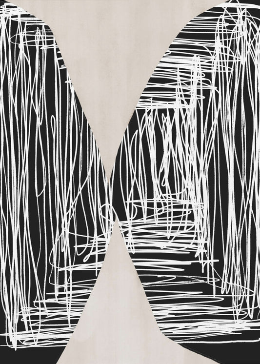 Monochrome Maze | Canvas