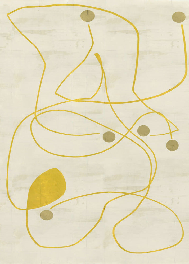 Neutral Lines and Dots 2 | Canvas