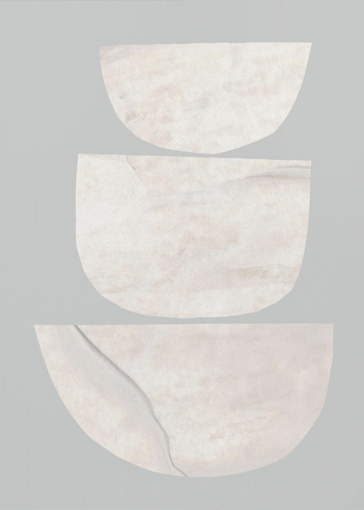 Textured Organic Shapes | Poster