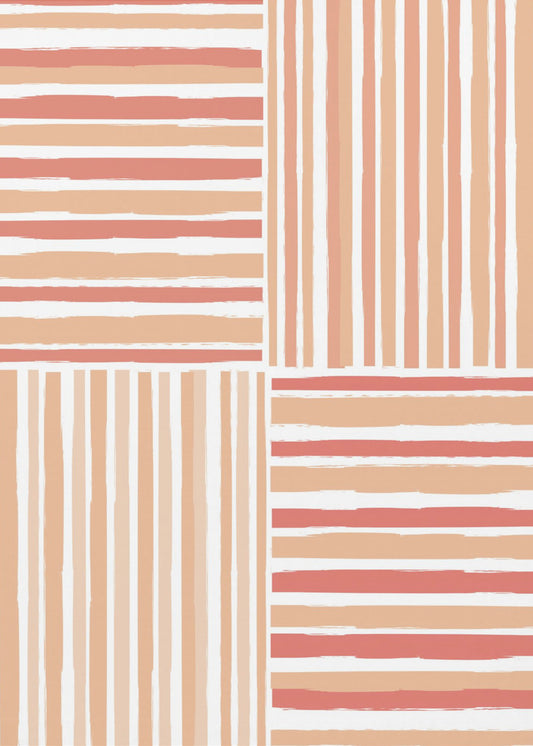 Vertical And Horizontal Stripes | Canvas