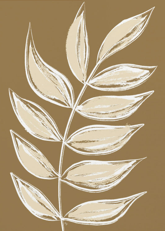 Brown Leaves | Canvas