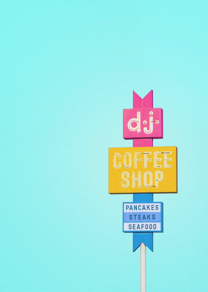 DJ Coffeeshop Sign | Canvas