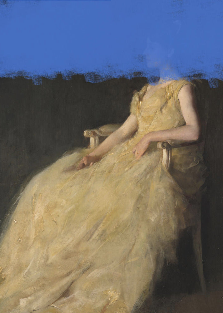 Melancholy Mood - Mix Art Media | Canvas