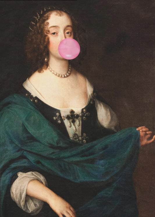 Renaissance Bubble Gum / Altered Art | Canvas