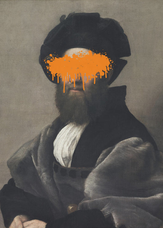 Orange Vandal Splash | Canvas