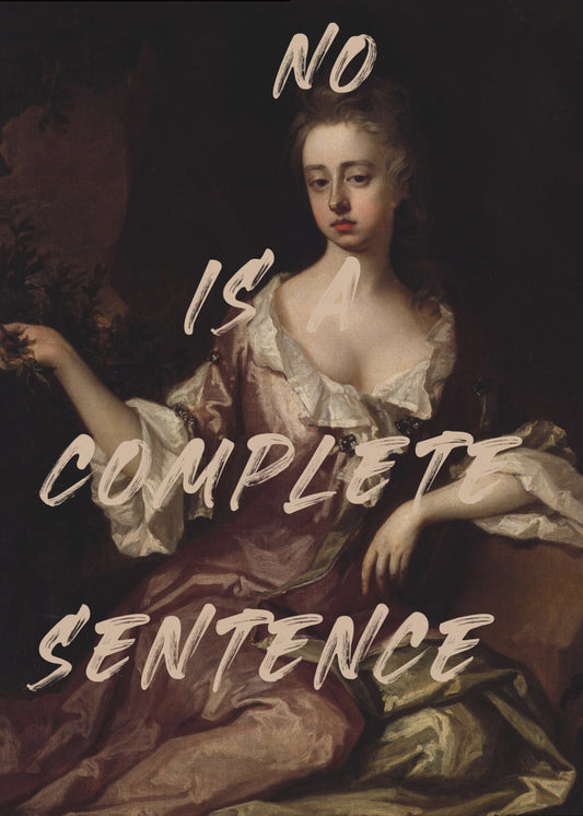 No Is Complete Sentence | Canvas