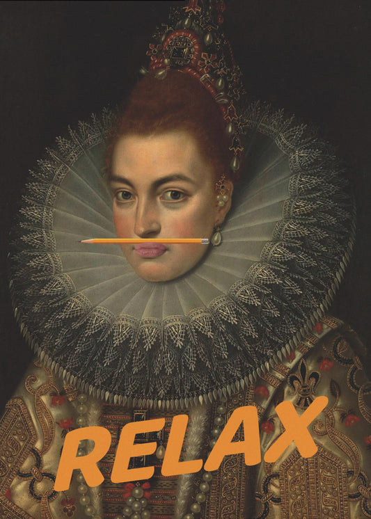 Relax Altered Oil Painting | Canvas