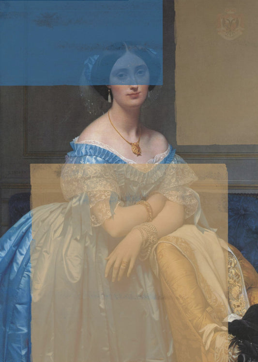 Baroque Portrait Contemporary Collage | Canvas