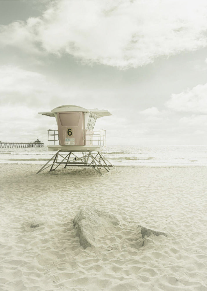 CALIFORNIA Vintage Imperial Beach | Poster