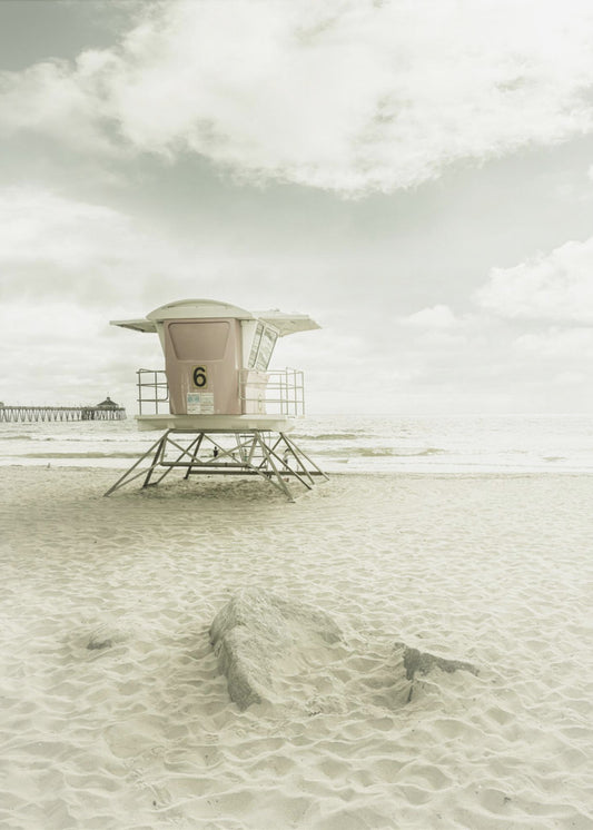 CALIFORNIA Vintage Imperial Beach | Poster