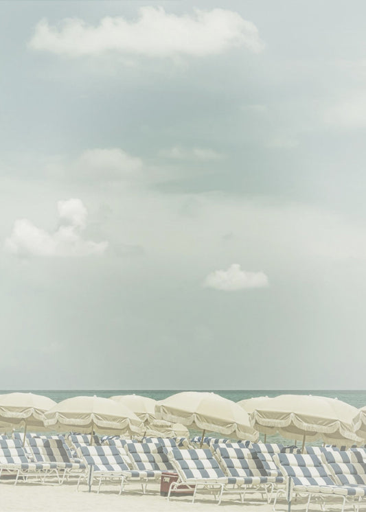 Vintage beach scene | Canvas