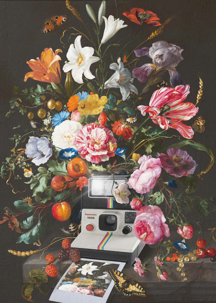 Floral Instant Photo | Canvas