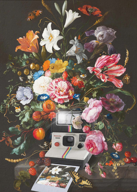 Floral Instant Photo | Canvas