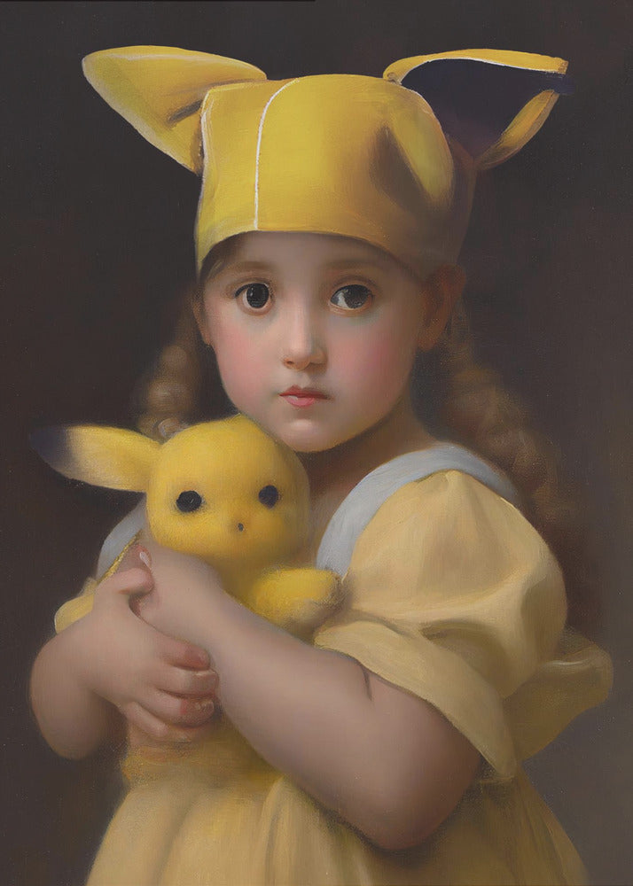 Kawaii Little Girl | Canvas