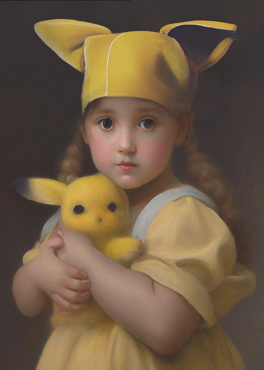 Kawaii Little Girl | Canvas