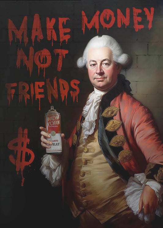 Make Money Not Friends | Canvas