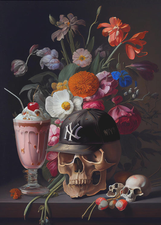 Skull Still Life | Canvas