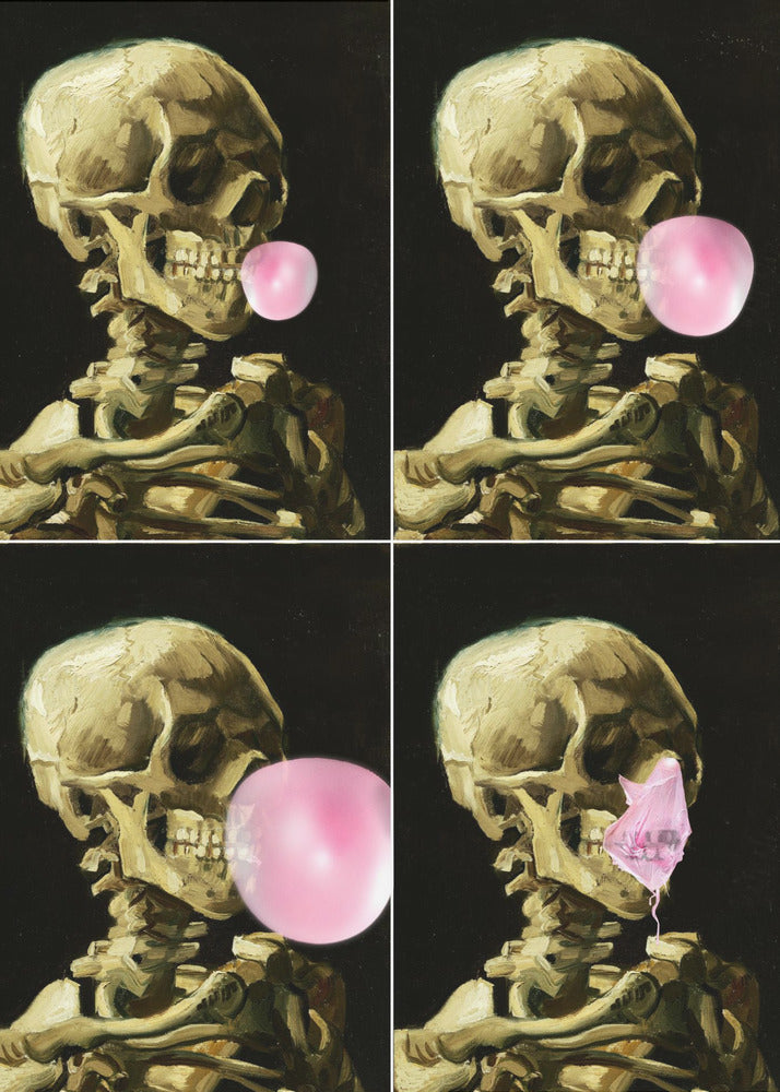 Skull Gum Explosion | Canvas