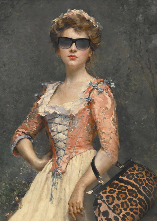 Vintage Chic Girl | Canvas