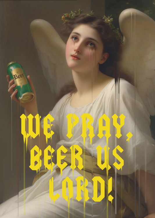 We Pray Beer Us Lord | Canvas