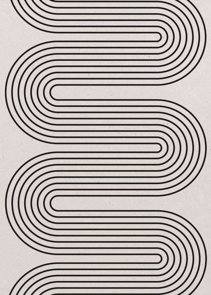Curved Lines Symphony | Poster