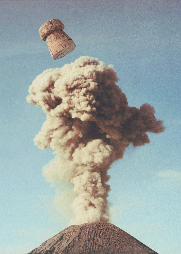 Volcanic Pop - Champagne Party | Poster