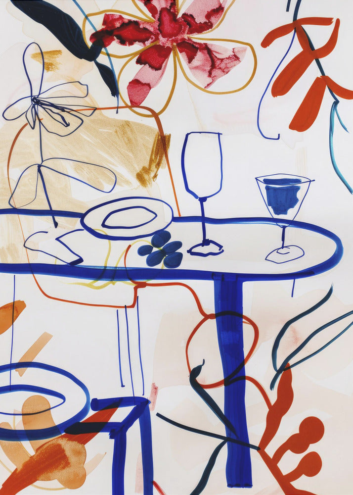 Vibrant Table Scene | Poster