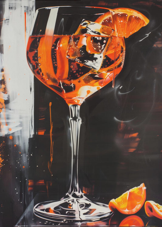 Aperol Spritz Dark Edition | Canvas