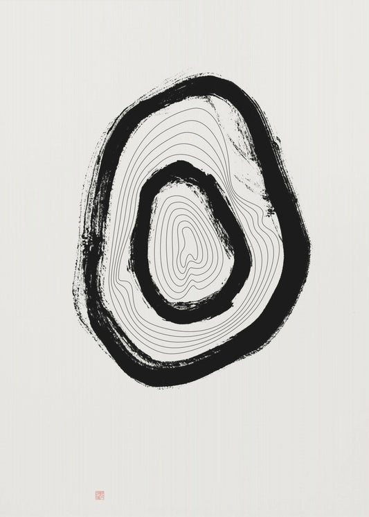 The Rings Of Suminagashi | Canvas