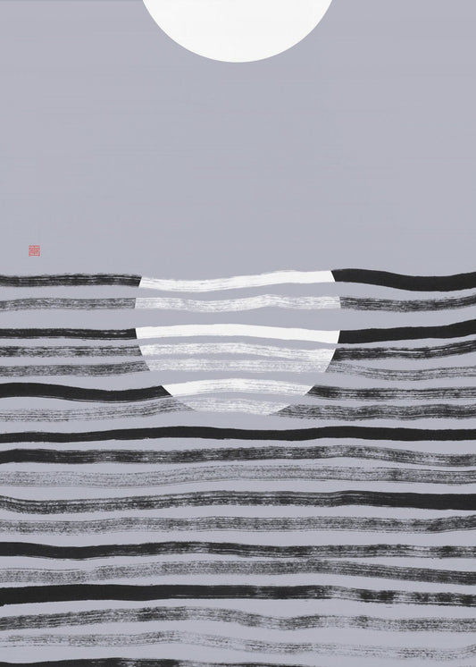 Hidden Moon N°2 | Reflection | Canvas