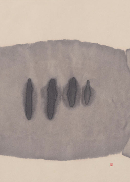 Study N°1 | Four Cypresses In a Zeppelin | Canvas