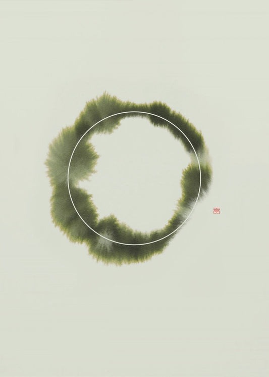 Circle N°1 | Green | Canvas