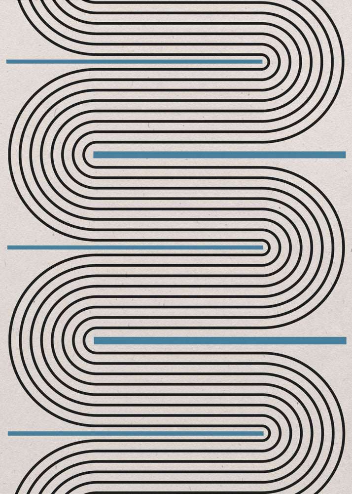 Curved Lines Symphony | Poster
