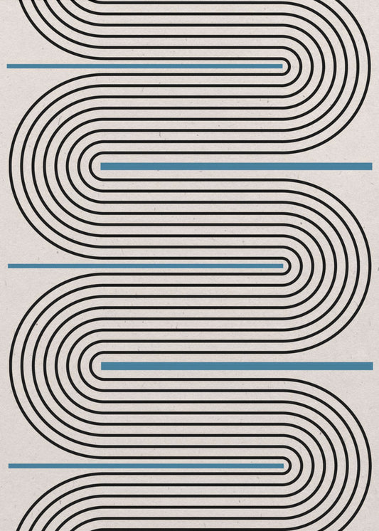 Curved Lines Symphony | Canvas