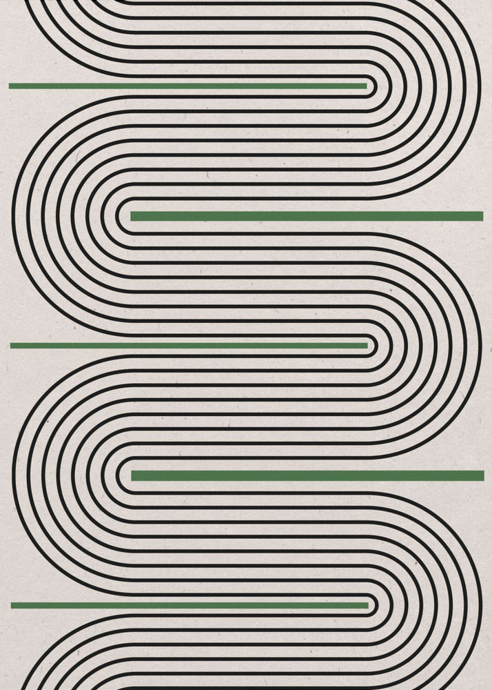 Curved Lines Dance | Poster