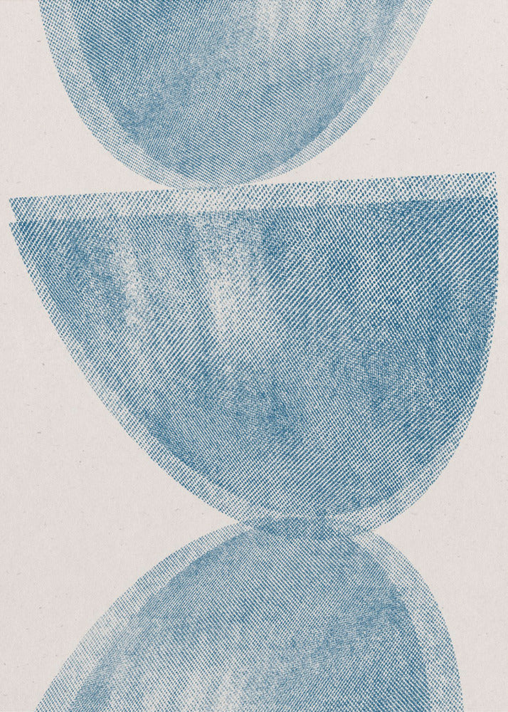 Blue Sphere Balance | Poster