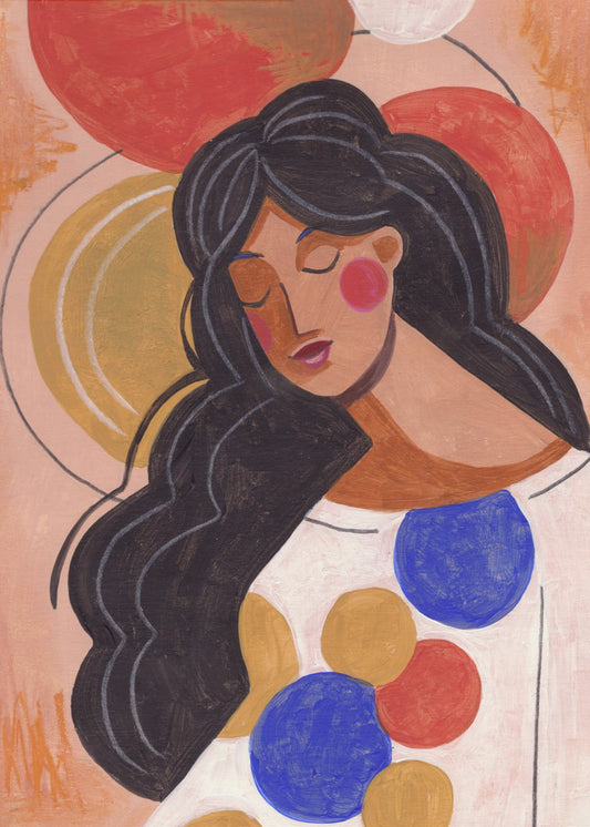 Woman in Thoughts | Poster