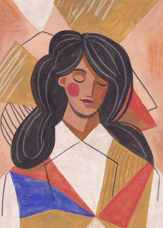 Woman in Thoughts | Canvas