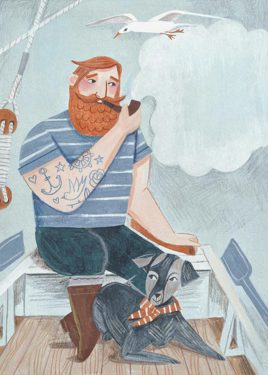 Skipper and Dog | Canvas