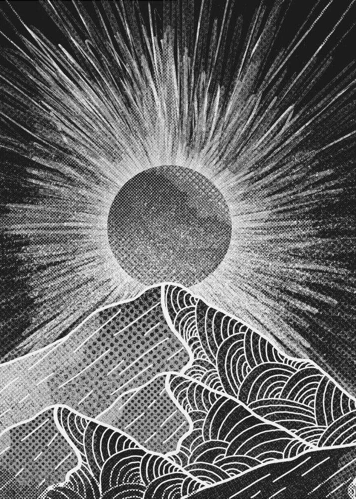 The Sunburst Peak | Canvas