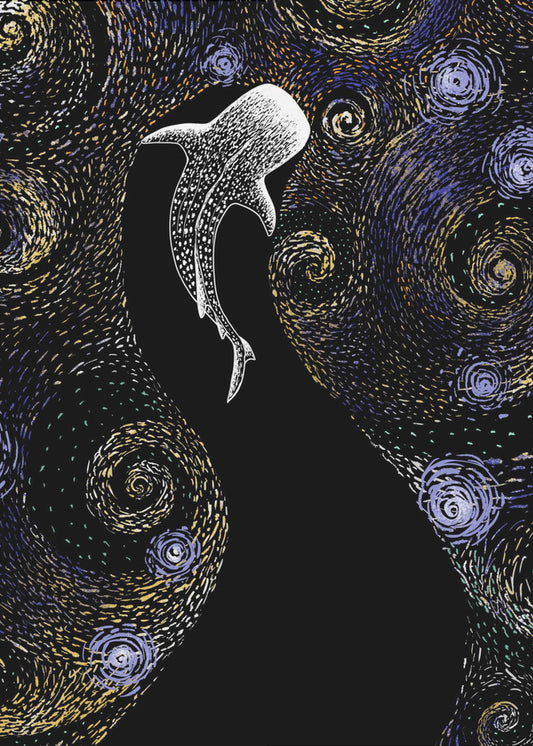 Star Eater In Van Gogh Style   Colored | Poster