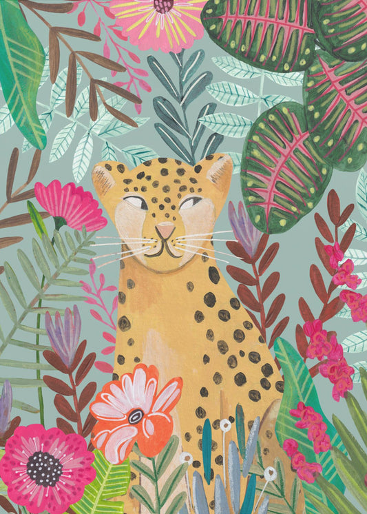 Leopard in the Jungle | Canvas