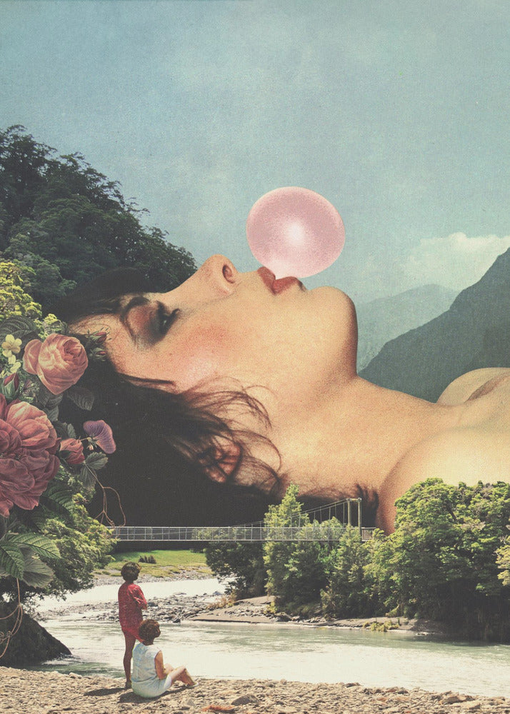 Bubble Gum Girl | Canvas