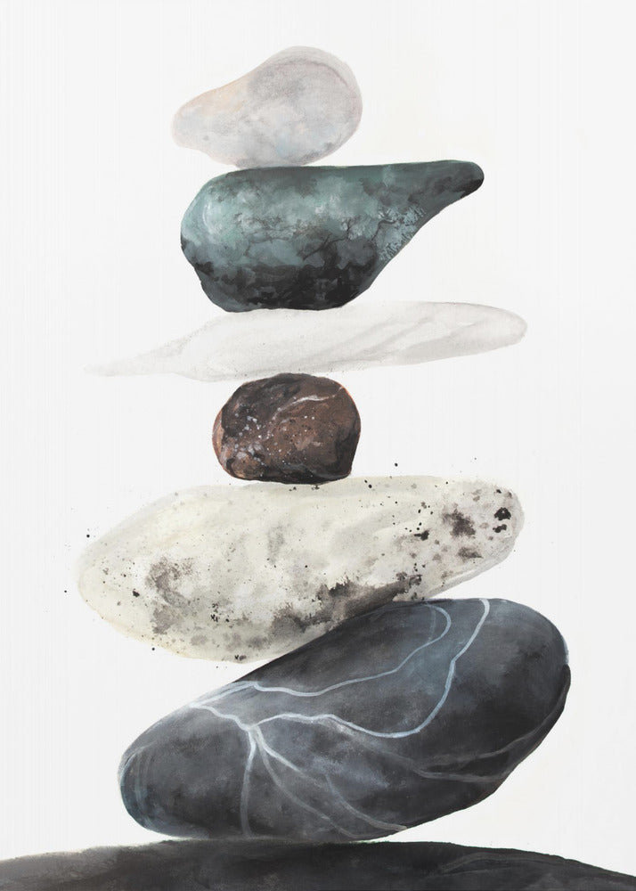 Stones from the beach | Poster