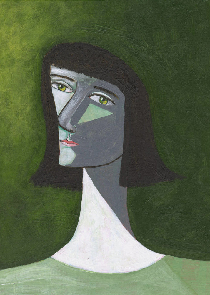 Lady in Green | Canvas