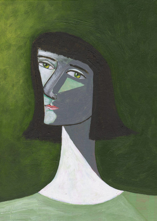 Lady in Green | Canvas