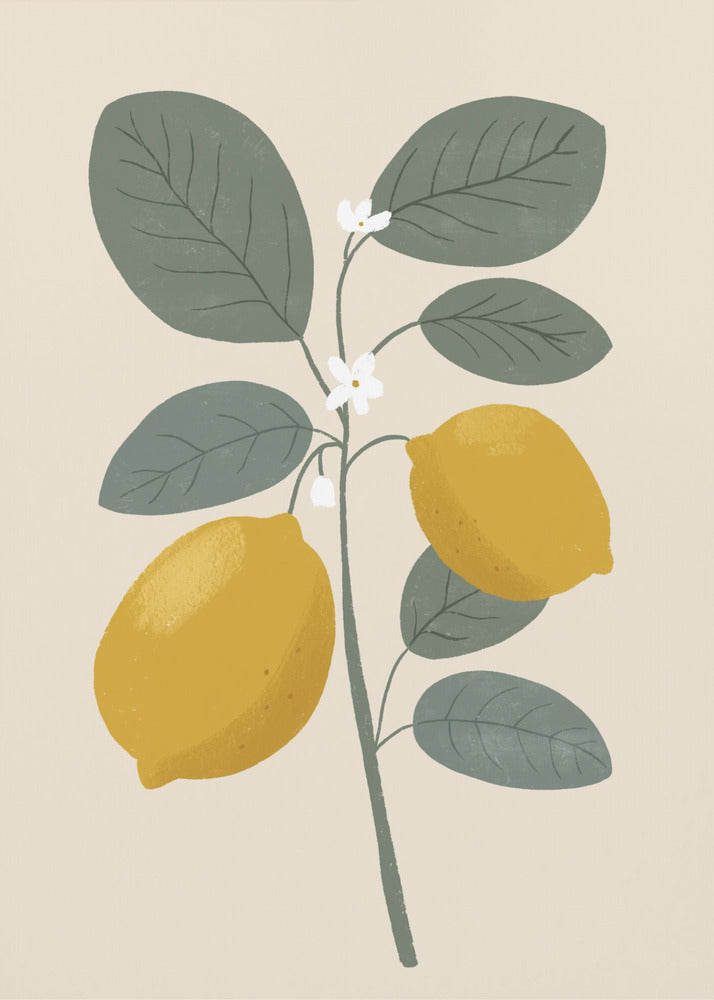 Lemon Vibes 01 | Canvas