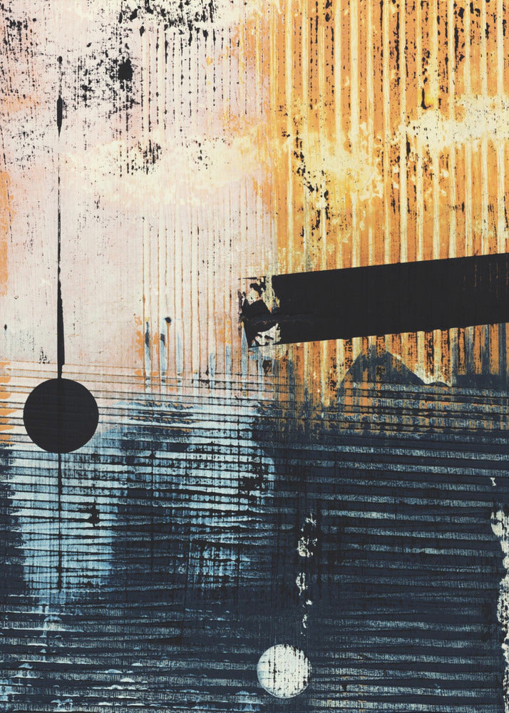 Abstract Artwork With Geometric Composition | Canvas